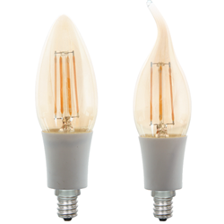 Dimmable LED Filament Candle Bulb